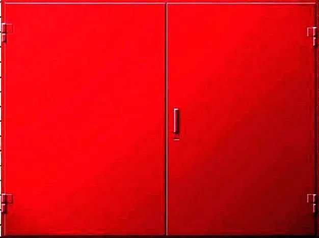 Распашные ворота Grand-17 (Нитроэмаль) - внешняя сторона